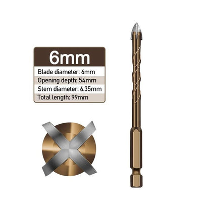 Triangle Alloy Drill Bit Set For Tile Cement Glass Ceramic Metal And Wood In Multiple Sizes 9