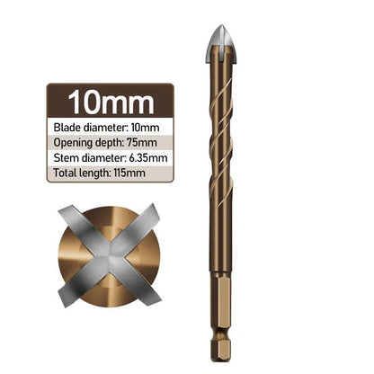 Triangle Alloy Drill Bit Set For Tile Cement Glass Ceramic Metal And Wood In Multiple Sizes 11