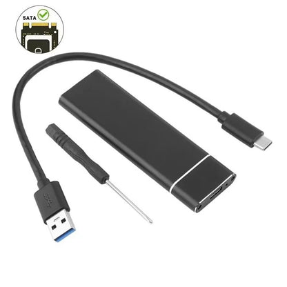 M2 SSD Case USB C Enclosure For NVMe And SATA Drives With 10Gbps USB 32 Gen2 Speed 6