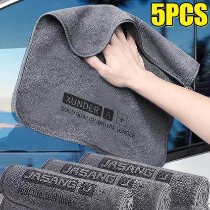 Microfiber Car Washing Towel for Drying and Auto Detailing with High Absorption Cleaning Cloth