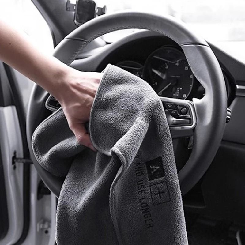 Microfiber Car Washing Towel For Drying And Auto Detailing With High Absorption Cleaning Cloth 2