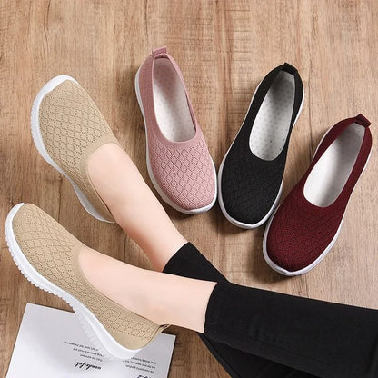 Women Mesh Slip On Casual Loafers with Breathable Comfort Sole for Summer Walking and Daily Wear