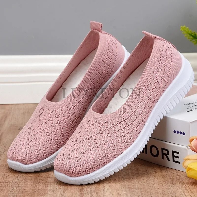 Women Mesh Slip On Casual Loafers With Breathable Comfort Sole For Summer Walking And Daily Wear 1