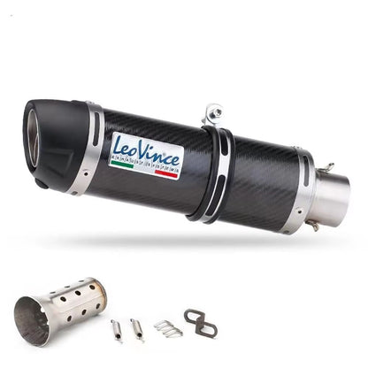 LeoVinceStyle 51mm Motorcycle Exhaust Muffler With Removable DB Killer  HighPerformance Upgrade For 9
