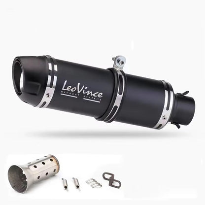 LeoVinceStyle 51mm Motorcycle Exhaust Muffler With Removable DB Killer  HighPerformance Upgrade For 6