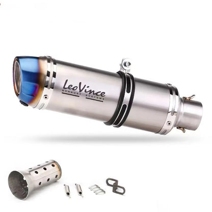 LeoVinceStyle 51mm Motorcycle Exhaust Muffler With Removable DB Killer  HighPerformance Upgrade For 8