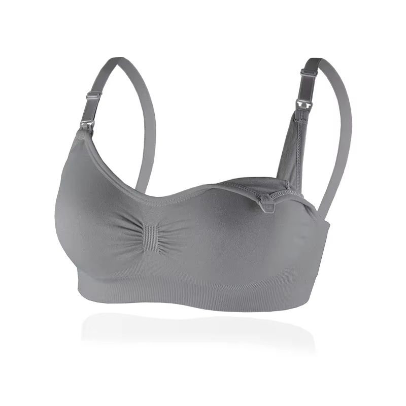 Front Buckle Maternity Bra  Wireless NonSagging Nursing Bra With Sports Pads For Pregnant  Breastfe 7