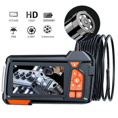 43 Inch LCD Endoscope Camera With Light And 1080P HD Waterproof Borescope 1