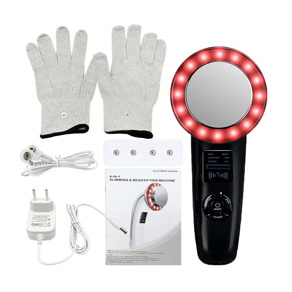 6in1 EMS Body And Facial Massager  Cavitation Slimming Infrared Therapy  Ultrasound Skin Tightening 6