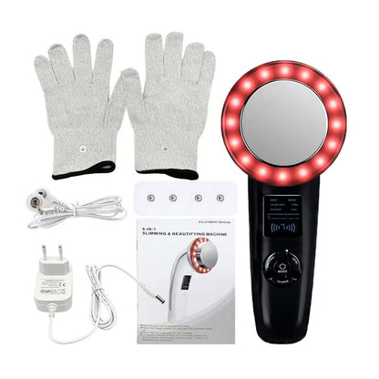 6in1 EMS Body And Facial Massager  Cavitation Slimming Infrared Therapy  Ultrasound Skin Tightening 6