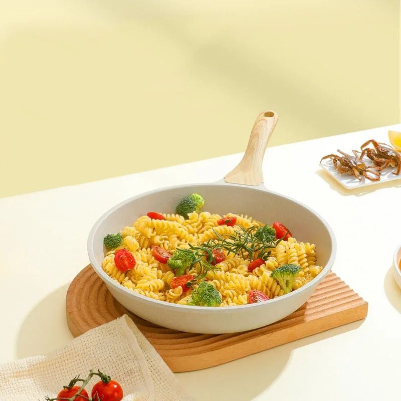 NonStick Ceramic Frying Pan For Gas And Induction Cooktops 2