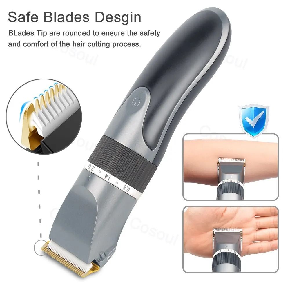 Professional Cordless Hair Clipper And Trimmer For Men And Kids 4