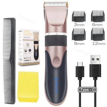 Professional Cordless Hair Clipper And Trimmer For Men And Kids 9
