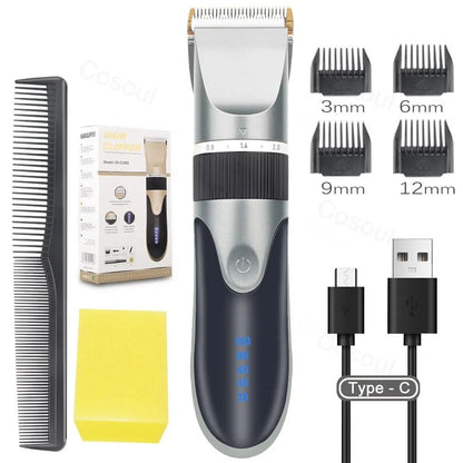 Professional Cordless Hair Clipper And Trimmer For Men And Kids 7
