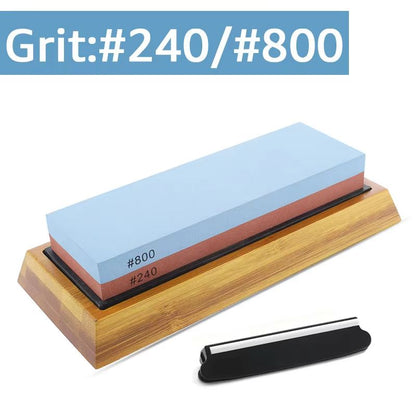 DualSided Professional Whetstone Knife Sharpener  Water Sharpening Stone For Kitchen And Chef Knive 9
