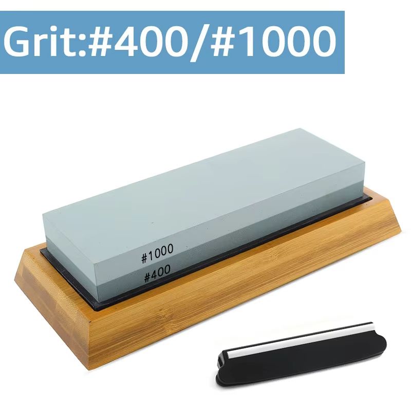 DualSided Professional Whetstone Knife Sharpener  Water Sharpening Stone For Kitchen And Chef Knive 10