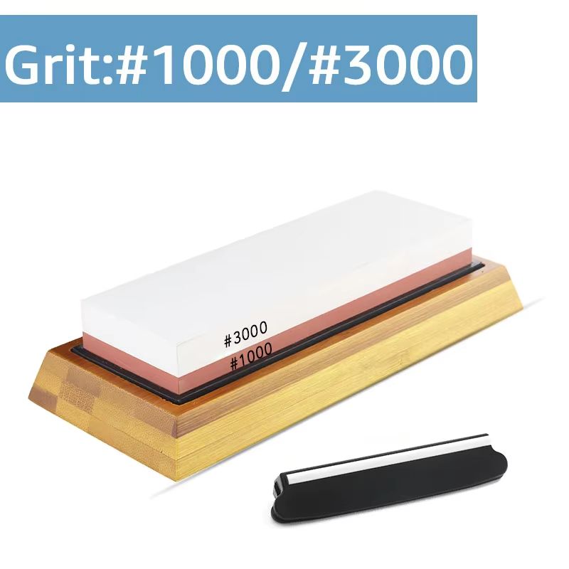 DualSided Professional Whetstone Knife Sharpener  Water Sharpening Stone For Kitchen And Chef Knive 14