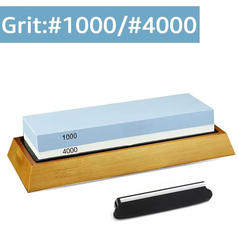 DualSided Professional Whetstone Knife Sharpener  Water Sharpening Stone For Kitchen And Chef Knive 15