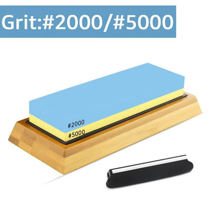 DualSided Professional Whetstone Knife Sharpener  Water Sharpening Stone For Kitchen And Chef Knive 17