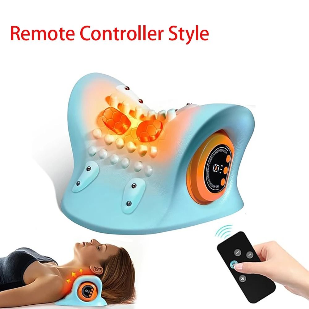 Portable EMS Neck Massager With Heat And Cervical Spine Support 8