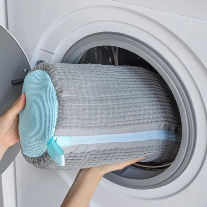 Shoe Washing Machine Bag with Zipper and Padded Fibers for Sneaker Cleaning