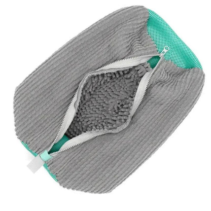Shoe Washing Machine Bag With Zipper And Padded Fibers For Sneaker Cleaning 9