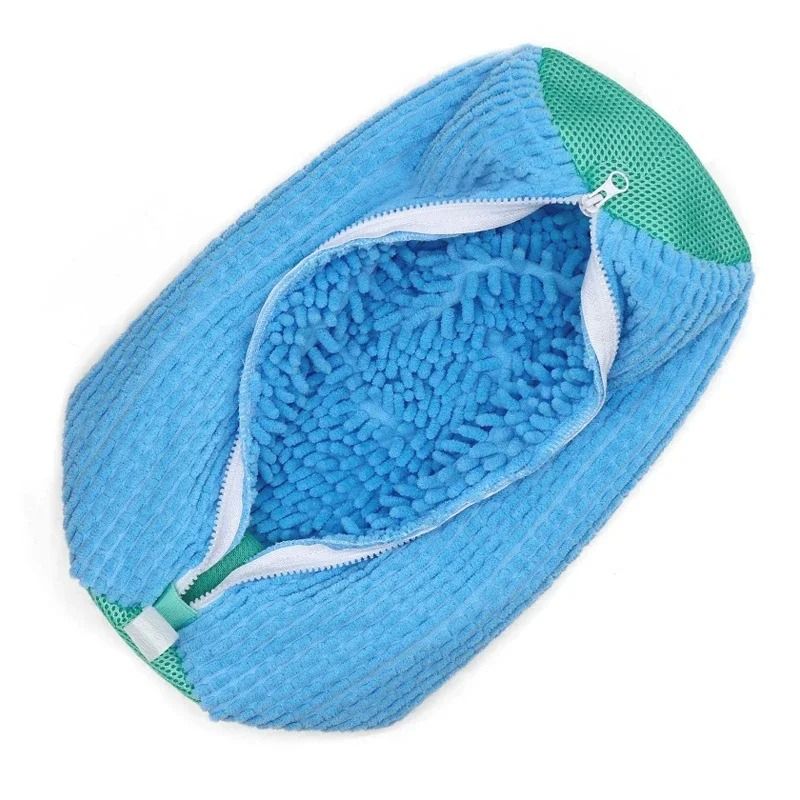 Shoe Washing Machine Bag With Zipper And Padded Fibers For Sneaker Cleaning 10