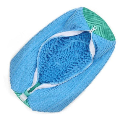 Shoe Washing Machine Bag With Zipper And Padded Fibers For Sneaker Cleaning 10