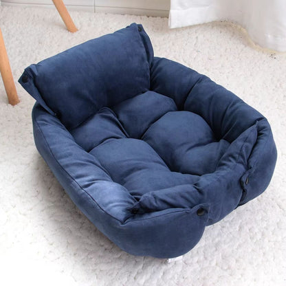 3in1 Convertible Pet Bed  Soft Winter Dog  Cat Nest Cushion And Sofa Mat For Small Pets 5