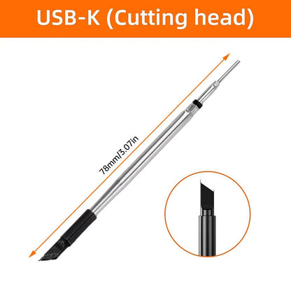 Mini USB Digital Soldering Iron Kit  Adjustable Temperature TypeC Electric Welding Tool For DIY  Re 9