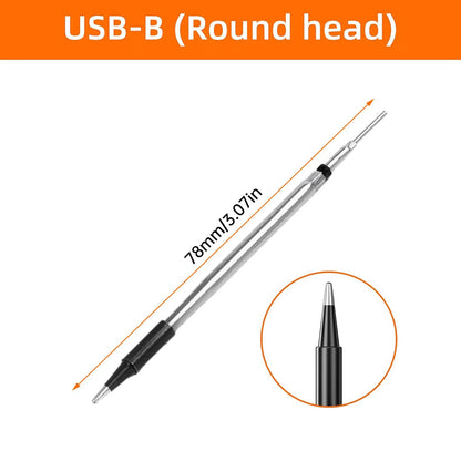 Mini USB Digital Soldering Iron Kit  Adjustable Temperature TypeC Electric Welding Tool For DIY  Re 8