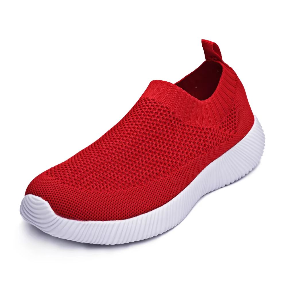 Breathable Slip On Sock Sneakers For Women Walking Shoes Knit Upper 8
