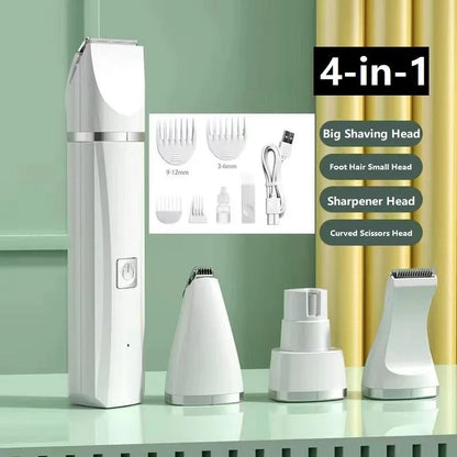 Professional 4in1 Electric Pet Grooming Kit For Dogs And Cats 8