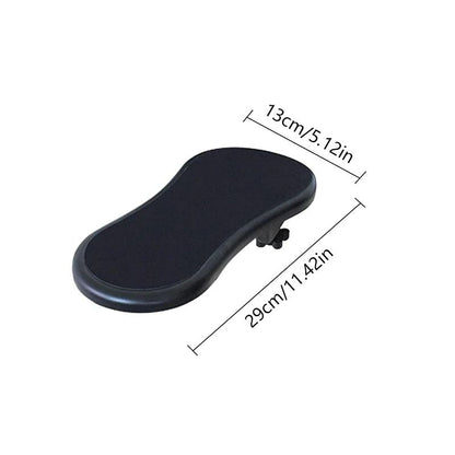 Adjustable Ergonomic Computer Arm Rest Support With Rotating Mouse Pad For Desk And Keyboard 5