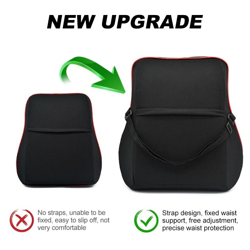 Memory Foam Car Neck And Lumbar Support Pillow For Travel And Daily Driving Comfort 1