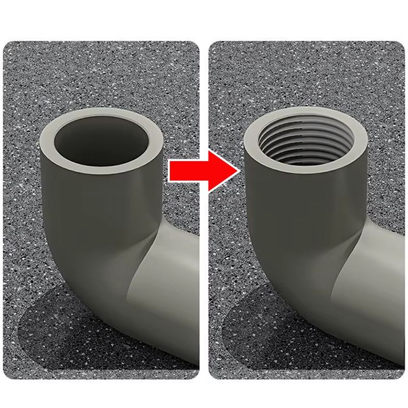 Water Pipe Inner Hole Opener For Electric Drill  Hex Shank Pipe Tapping Tool 4Point 6Point Universa 1