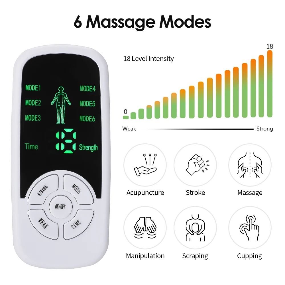 EMS Pulse Electric Muscle Stimulator And Digital Body Massager 5