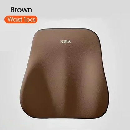 Memory Foam Car Lumbar And Neck Support Pillow For Universal Backrest Relief 12