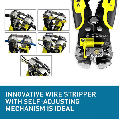Professional Automatic Wire Stripper Cutter And Crimper Tool For Electricians And DIY Use 4