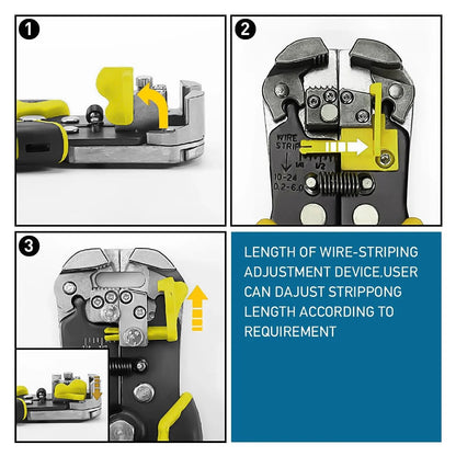 Professional Automatic Wire Stripper Cutter And Crimper Tool For Electricians And DIY Use 6