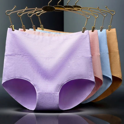 4 Pack High Waist Cotton Shaping Panties For Women With Tummy Control And Slim Fit Design 7