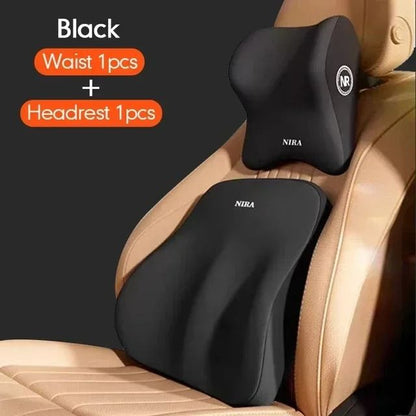 Memory Foam Car Lumbar And Neck Support Pillows 8