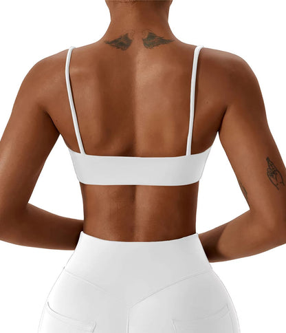 Womens Cross Back Sports Bra  Super Soft Yoga Fitness Bra For Running  Workouts 2