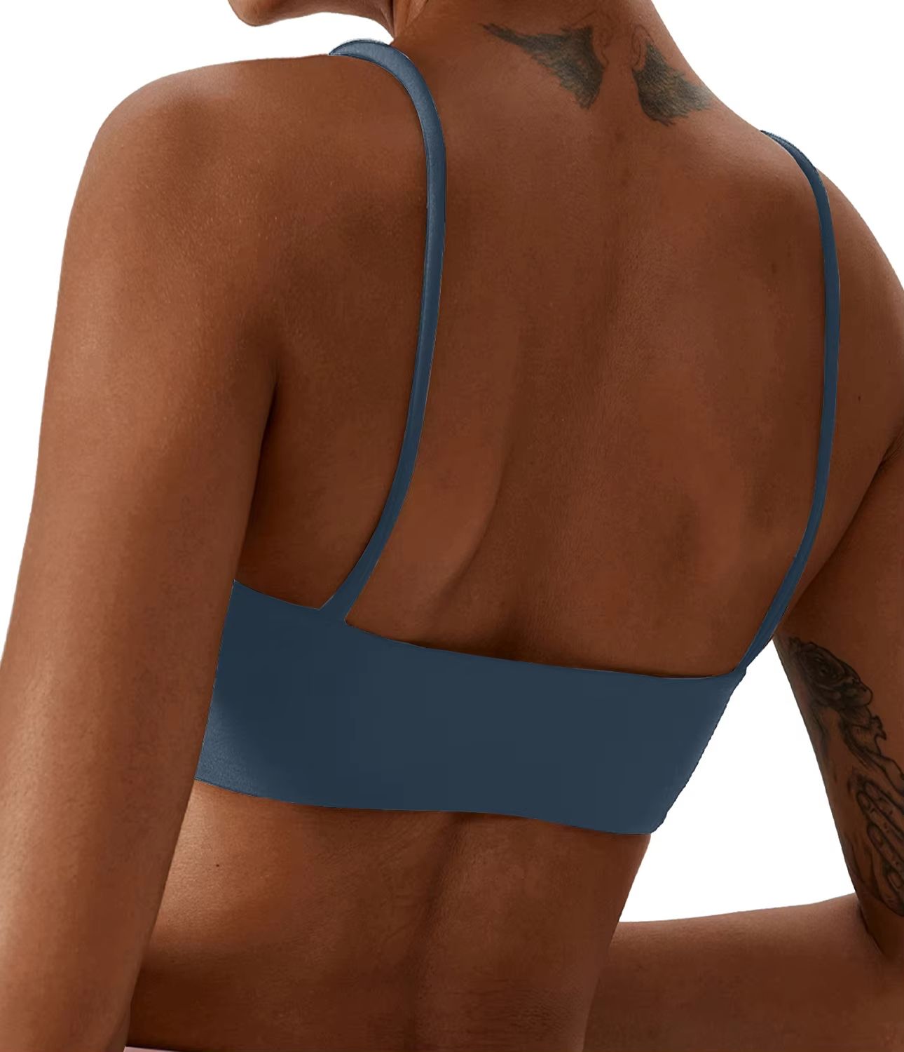 Womens Cross Back Sports Bra  Super Soft Yoga Fitness Bra For Running  Workouts 3