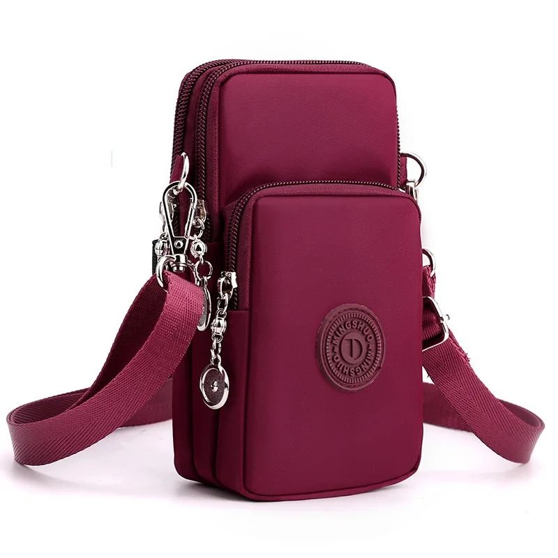 Womens Nylon Crossbody Phone Bag With Strap And Coin Purse For Travel And Everyday Carry 14