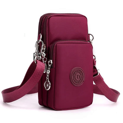 Womens Nylon Crossbody Phone Bag With Strap And Coin Purse For Travel And Everyday Carry 14