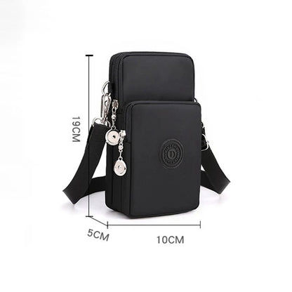 Womens Nylon Crossbody Phone Bag With Strap And Coin Purse For Travel And Everyday Carry 5