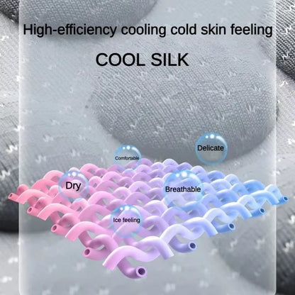 Ice Silk Car Seat Cushion  Summer Cooling Seat Cover For Cars  Universal Fit Auto Chair Pad 2