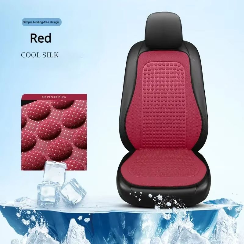 Ice Silk Car Seat Cushion  Summer Cooling Seat Cover For Cars  Universal Fit Auto Chair Pad 8