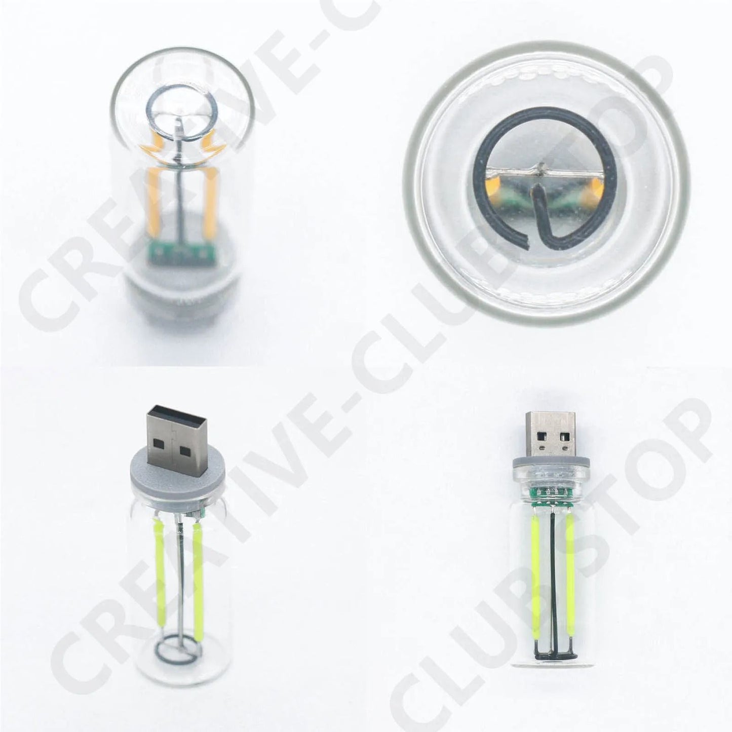 USB Touch Control LED Night Light With Edison Bulb For Bedroom And Ambient DIY Decor 1
